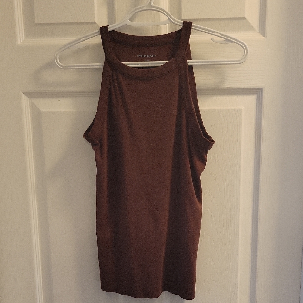 Cynthia Rowley Brown Tank Top